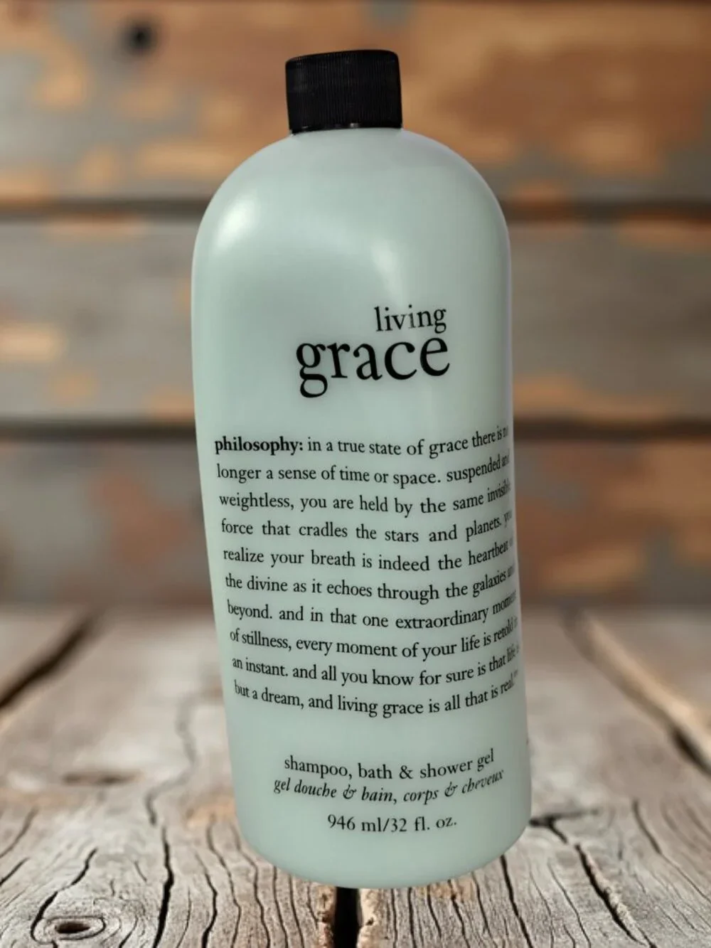Philosophy "Living Grace" Shampoo Shower Gel & Bubble Bath 32 oz. Brand New - Picture 9 of 10
